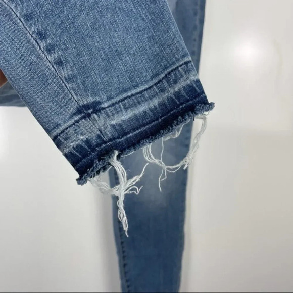 Pistola Distressed Raw Hem Skinny Jeans Women's Size 26 - Picture 7 of 10